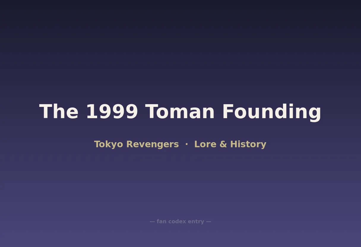 The 1999 Toman Founding