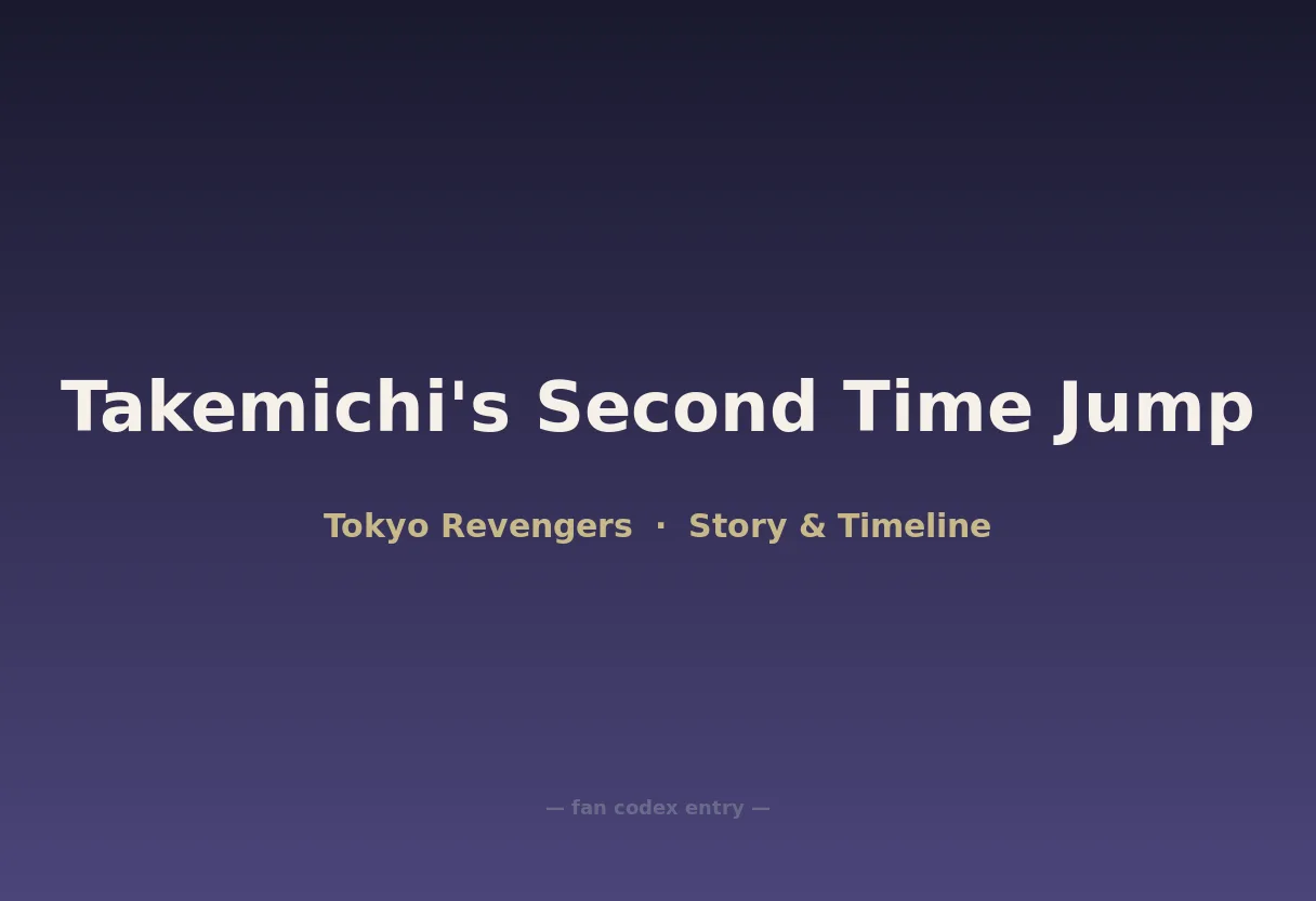 Takemichi's Second Time Jump